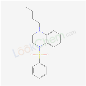 1-(benzenesulfonyl)-4-butyl-2,3-dihydroquinoxaline cas  7151-42-0