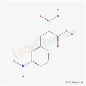 Molecular Structure of 7151-20-4 ((3-nitrobenzyl)propanedioic acid)