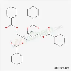 Molecular Structure of 20072-98-4 (1,2,3,5-tetra-O-benzoyl-4-deoxypentitol)