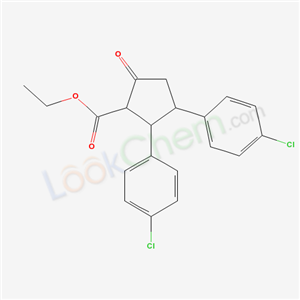 1830-06-4,ethyl 2,3-bis(4-chlorophenyl)-5-oxocyclopentanecarboxylate,