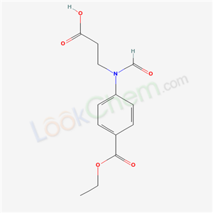 4261-01-2,N-[4-(ethoxycarbonyl)phenyl]-N-formyl-beta-alanine,