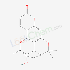 2,4-Ethano-2H,9H-dipyrano[4,3,2-de:3, 2-g][1]benzopyran-9-one, 3,3a,4,5-tetrahydro-3-hydroxy-2,5, 5-trimethyl-, [2R- (2.alpha.,3.beta.,3a.beta.,4.alpha.)]- cas  33044-74-5