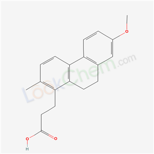 6733-82-0,3-(7-methoxy-2-methyl-9,10-dihydrophenanthren-1-yl)propanoic acid,