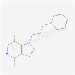 34396-76-4,9-(3-phenylpropyl)-3,9-dihydro-6H-purin-6-one,