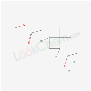 methyl 2-[3-(1-hydroxyethyl)-2,2-dimethyl-cyclobutyl]acetate cas  61612-37-1