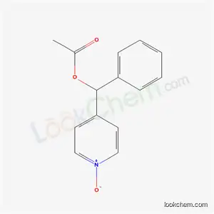 Molecular Structure of 39574-25-9 ((1-oxidopyridin-4-yl)(phenyl)methyl acetate)