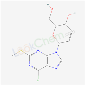 35667-29-9,6-chloro-9-(2,3-dideoxyhex-2-enopyranosyl)-2-(methylsulfanyl)-9H-purine,