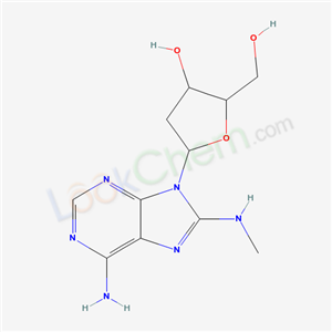 13389-10-1,9-(2-deoxypentofuranosyl)-N~8~-methyl-9H-purine-6,8-diamine,