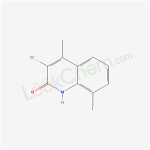 3-bromo-4,8-dimethyl-1H-quinolin-2-one cas  41968-62-1
