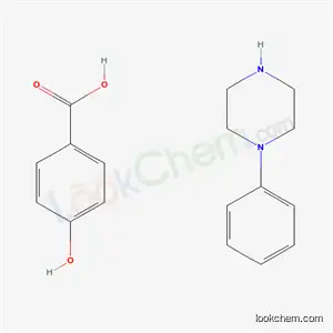 Molecular Structure of 23168-25-4 (4-hydroxybenzoic acid - 1-phenylpiperazine (1:1))