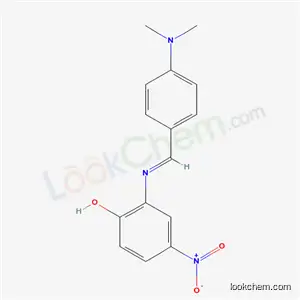 Molecular Structure of 3230-48-6 (2-({(E)-[4-(dimethylamino)phenyl]methylidene}amino)-4-nitrophenol)
