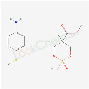 27315-42-0,methyl 2-hydroxy-5-methyl-1,3,2-dioxaphosphinane-5-carboxylate 2-oxide - 4-(methylsulfanyl)aniline (1:1),