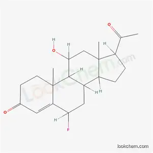 17-Acetyl-6-fluoro-11-hydroxy-10,13-dimethyl-1,2,6,7,8,9,11,12,14,15,16,17-dodecahydrocyclopenta[a]phenanthren-3-one