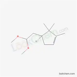 Molecular Structure of 20145-44-2 (4-(2,2-dimethoxyethyl)-1,5,5-trimethylcyclopentene)