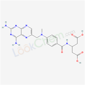 3-[[4-[(2,4-diaminopteridin-6-yl)methyl-methyl-amino]benzoyl]amino]pentanedioic acid cas  51865-80-6