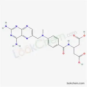Molecular Structure of 51865-80-6 (3-[(4-{[(2,4-diaminopteridin-6-yl)methyl](methyl)amino}benzoyl)amino]pentanedioic acid)