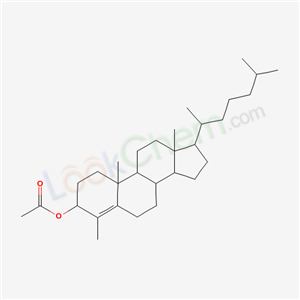 53084-82-5,4-methylcholest-4-en-3-yl acetate,