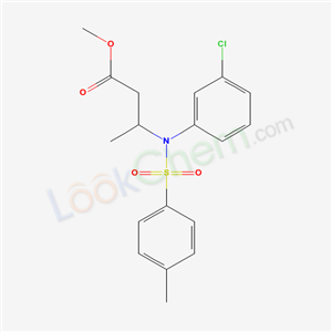 34129-51-6,methyl 3-{(3-chlorophenyl)[(4-methylphenyl)sulfonyl]amino}butanoate,