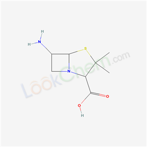 18126-08-4,4-Thia-1-azabicyclo[3.2.0]heptane-2-carboxylicacid,6-amino-3,3-dimethyl-,(2S,5R,6R)-(9CI),6-amino-deoxypenicillanic acid;6-amino-deoxopenicillanic acid;