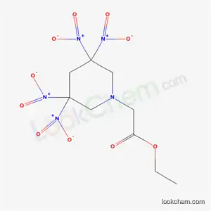 Molecular Structure of 36235-44-6 (ethyl (3,3,5,5-tetranitropiperidin-1-yl)acetate)
