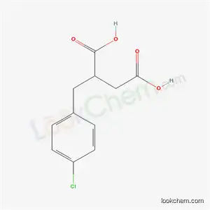 Molecular Structure of 56416-13-8 (2-(4-chlorobenzyl)butanedioic acid)