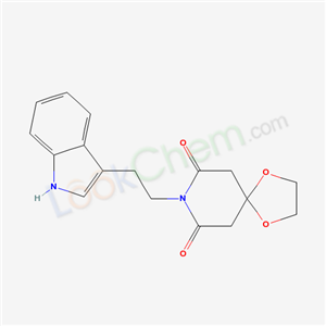 32367-47-8,8-[2-(1H-indol-3-yl)ethyl]-1,4-dioxa-8-azaspiro[4.5]decane-7,9-dione,