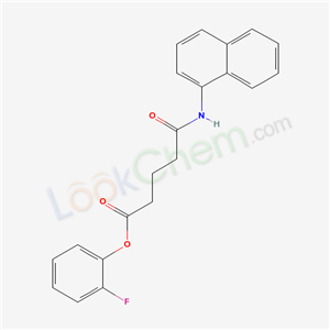 (2-fluorophenyl) 4-(naphthalen-1-ylcarbamoyl)butanoate