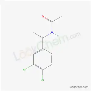 Molecular Structure of 5583-49-3 (N-[1-(3,4-dichlorophenyl)ethyl]acetamide)