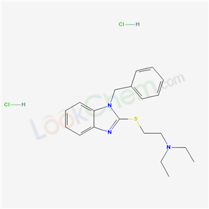 5685-01-8,2-[(1-benzyl-1H-benzimidazol-2-yl)sulfanyl]-N,N-diethylethanamine dihydrochloride,