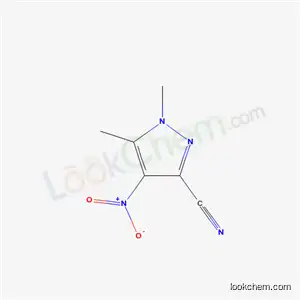 Molecular Structure of 51222-23-2 (1,5-dimethyl-4-nitro-1H-pyrazole-3-carbonitrile)