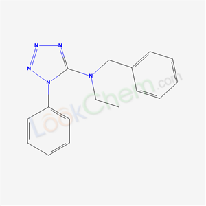 66907-77-5,N-benzyl-N-ethyl-1-phenyl-1H-tetrazol-5-amine,