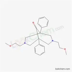 Molecular Structure of 4208-23-5 (3,7-bis(2-methoxyethyl)-1,5-diphenyl-3,7-diazabicyclo[3.3.1]nonan-9-one)