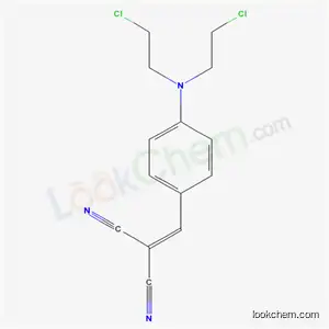 Molecular Structure of 4213-30-3 (4-[Bis(2-chloroethyl)amino]benzylidenemalononitrile)