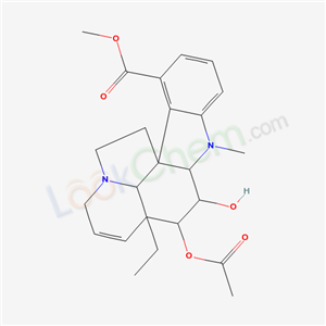(2β,5α,12β,19α)-4β-(Acetyloxy)-6,7-didehydro-3β-hydroxy-1-methylaspidospermidine-3-carboxylic acid methyl ester