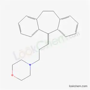 Molecular Structure of 5590-86-3 (4-[3-(10,11-Dihydro-5H-dibenzo[a,d]cyclohepten-5-ylidene)propyl]morpholine)