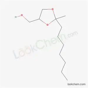 Molecular Structure of 5660-50-4 (2-Heptyl-2-methyl-1,3-dioxolane-4-methanol)