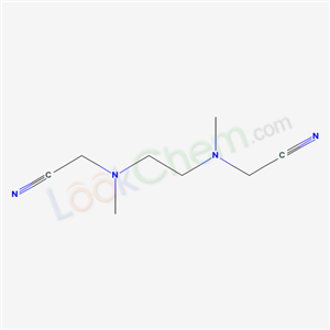 5766-68-7,Ethylenebis(methylimino)bis(acetonitrile),1,6-dicyano-2,5-dimethyl-2,5-diazahexane;N,N'-Dimethyl-N,N'-dicyanmethyl-ethylendiamin;N,N'-Dimethyl-N,N'-dicyanomethylaethylendiamin;N,N'-Dicyanomethyl-N,N'-dimethylethylenediamine;