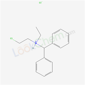5965-87-7,2-chloro-N-(diphenylmethyl)-N-ethylethanaminium chloride,