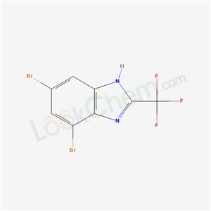 6609-53-6,4,6-dibromo-2-(trifluoromethyl)-1H-benzimidazole,