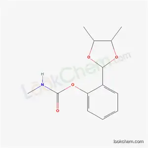 Molecular Structure of 7122-04-5 (2-(4,5-dimethyl-1,3-dioxolan-2-yl)phenyl methylcarbamate)