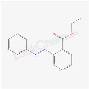18277-91-3,Azobenzene-2-carboxylic acid ethyl ester,2-Phenylazo-benzoesaeure-aethylester;2-phenylazo-benzoic acid ethyl ester;2-Ethoxycarbonylazobenzol;2-Aethoxycarbonyl-azobenzol;