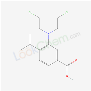 19143-30-7,3-[bis(2-chloroethyl)amino]-4-(propan-2-yl)benzoic acid,