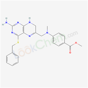 51471-51-3,methyl 4-[{[2-amino-4-(benzylsulfanyl)-7,8-dihydropteridin-6-yl]methyl}(methyl)amino]benzoate,