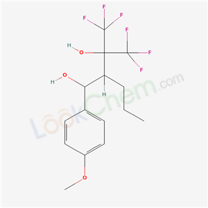 34848-36-7,4,4,4-trifluoro-1-(4-methoxyphenyl)-2-propyl-3-(trifluoromethyl)butane-1,3-diol,