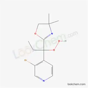 Molecular Structure of 51055-05-1 (1-(3-bromopyridin-4-yl)-1-(4,4-dimethyl-4,5-dihydro-1,3-oxazol-2-yl)propyl hydroperoxide)