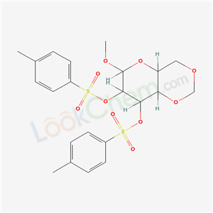 50256-60-5,methyl 4,6-O-methylidene-2,3-bis-O-[(4-methylphenyl)sulfonyl]hexopyranoside,