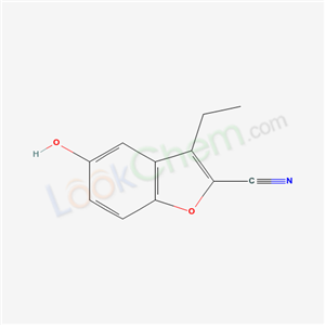 53020-54-5,3-ethyl-5-hydroxy-1-benzofuran-2-carbonitrile,