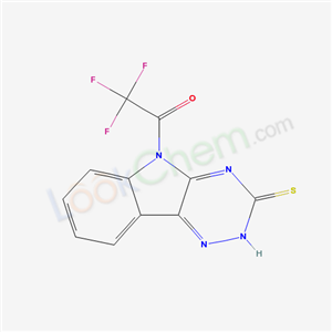 134793-48-9,5-(trifluoroacetyl)-2,5-dihydro-3H-[1,2,4]triazino[5,6-b]indole-3-thione,