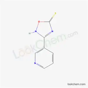 Molecular Structure of 345631-78-9 (3-pyridin-3-yl-1,2,4-oxadiazole-5(2H)-thione)