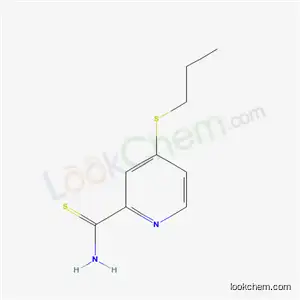 Molecular Structure of 186044-57-5 (4-(propylsulfanyl)pyridine-2-carbothioamide)